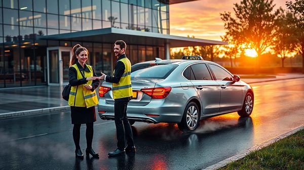 Experience seamless taxi transfers at Lyon Airport 24/7